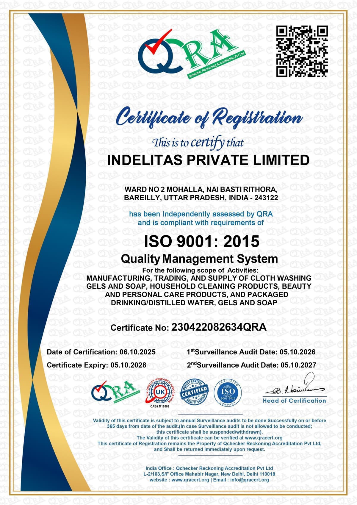 ISO Certificate